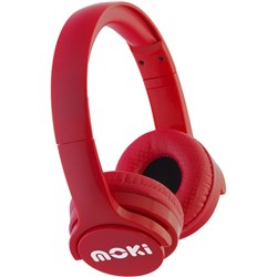 Moki Brites Bluetooth Headphones Red