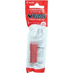 Pilot V Board Master Begreen Whiteboard Marker Refill Cartridge Red