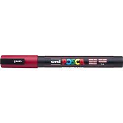 Uni Posca PC-3M Paint Marker Fine Bullet 1.3mm Dark Red