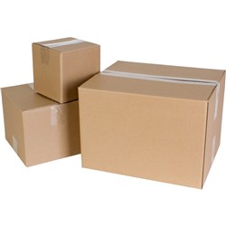 Cumberland Heavy Duty Shipping Box 458mm x 305mm x 305mm Brown