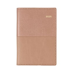 Collins Vanessa Pocket Diary B7R Week To View Rose Gold