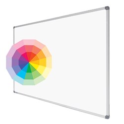 Visionchart Magnetic Custom Printed Planner Whiteboard 600 x 450mm Standard Frame