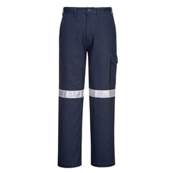 Portwest Cargo Pants With Tape Size 31 Tall Navy