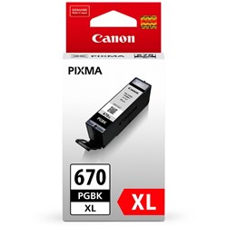 Canon Pixma PGI670XLBK Ink Cartridge High Yield Black