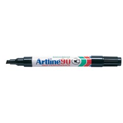 Artline 90 Permanent Marker Chisel 2-5mm Black