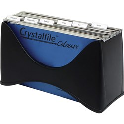 Crystalfile Enviro Desktop Filer Foolscap Black
