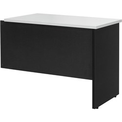 Logan Desk Return 900W x 600D x 730mmH White And Ironstone