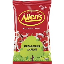 Allen's Strawberries & Cream 1.3kg Bag