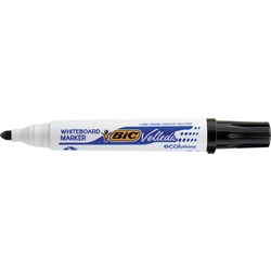 Bic Velleda 1701 Whiteboard Markers Eco Bullet 1.5mm Black Pack of 12